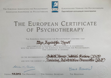 Europejski Certyfikat Psychoterapii
